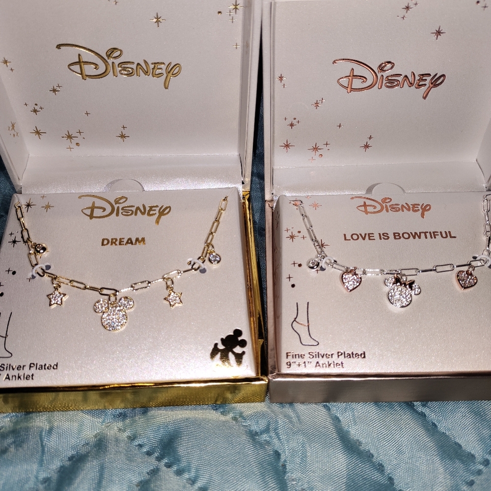 Disney Gold and Silver Anklet